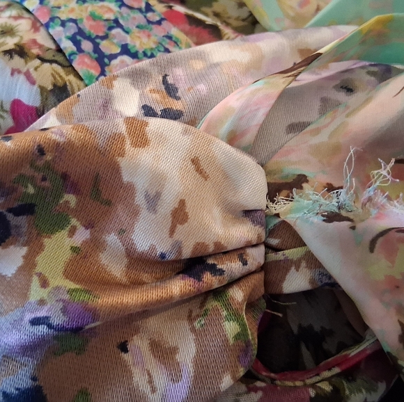 Anthropologie BEGUILE by Bryan‎ Lars Size 6 Dress Ruffle Drape Coquette Gypsy - Picture 6 of 6